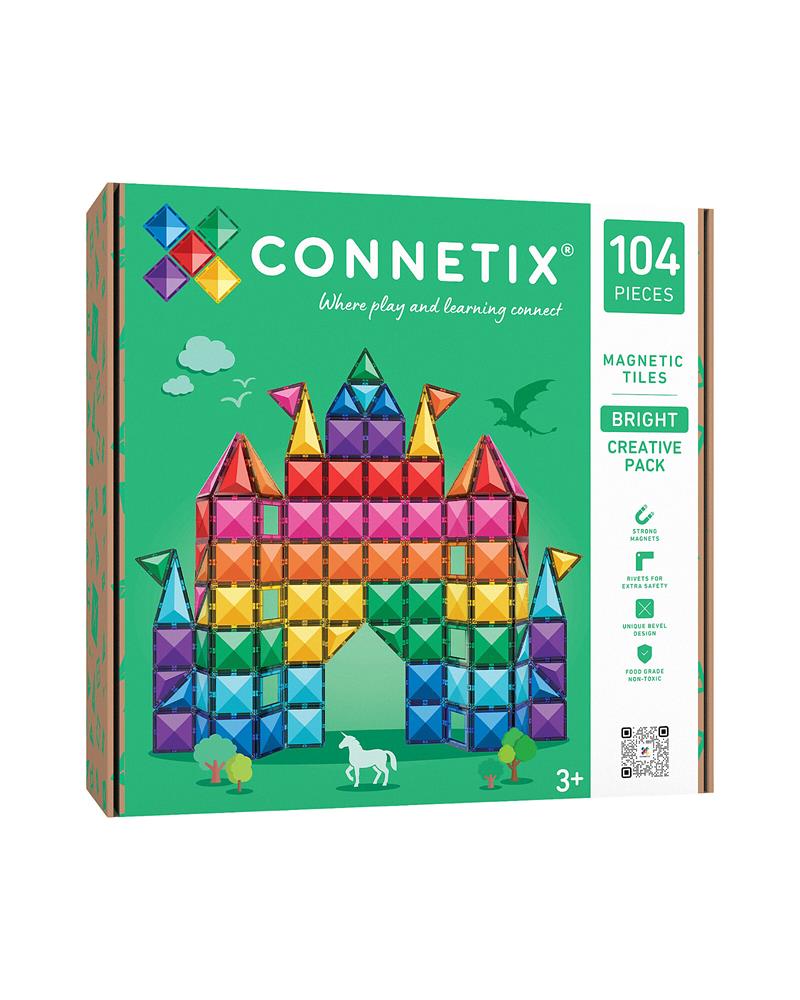 CONNETIX PANNELLI MAGNETICI CREATIVE PACK BRIGHT 104 PZ