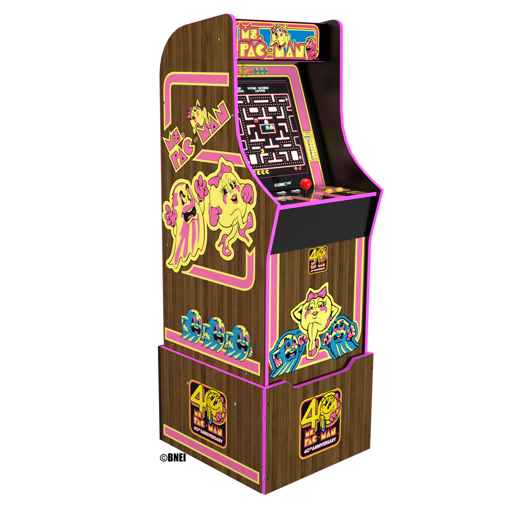 ARCADE1UP MS. PAC-MAN 40TH ANNIVERSARY ARCADE MACHINE MSP-A-20682 ARCADE1UP MS. PAC-MAN 40TH ANNIVERSARY ARCADE MACHINE MSP-A-20682