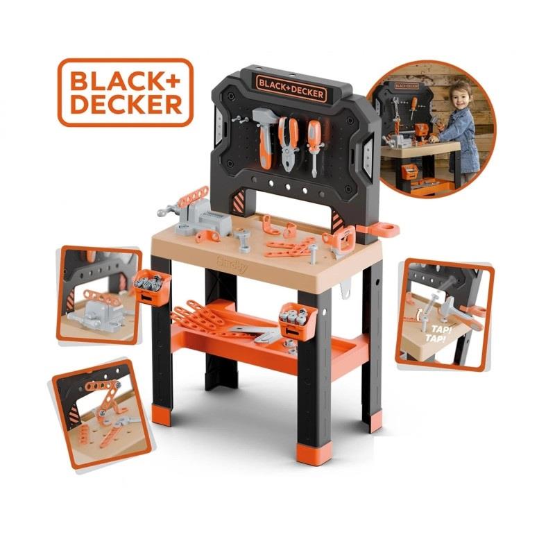 SMOBY TOYS BLACK+DECKERD BANCO DA LAVORO BRICOLO