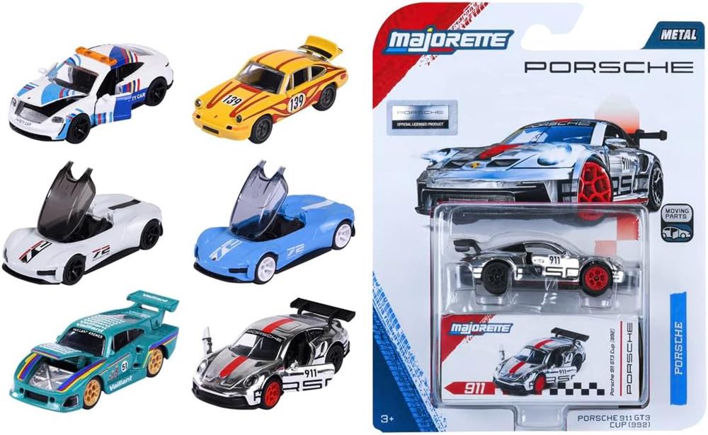 MAJORETTE PORCHE DELUXE CARS ASSORTITE