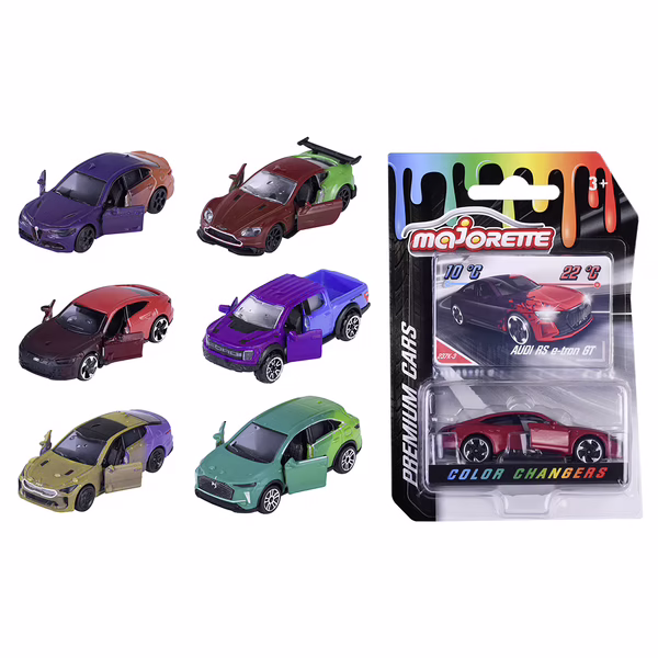 MAJORETTE COLOR CHANGERS PREMIUM CARS ASSORTITE