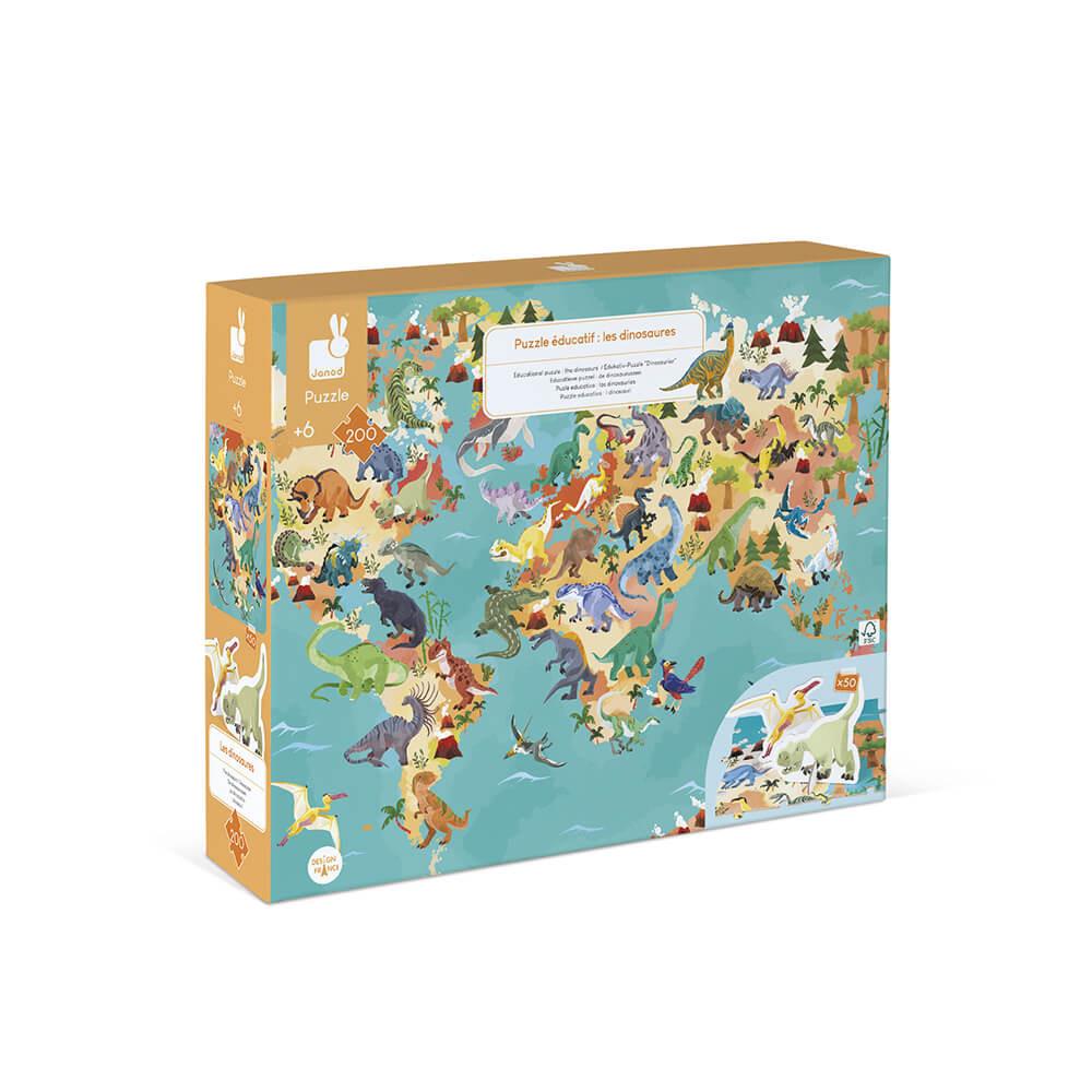 JANOD PUZZLE EDUCATIVO I DINOSAURI 200 PZ J02679