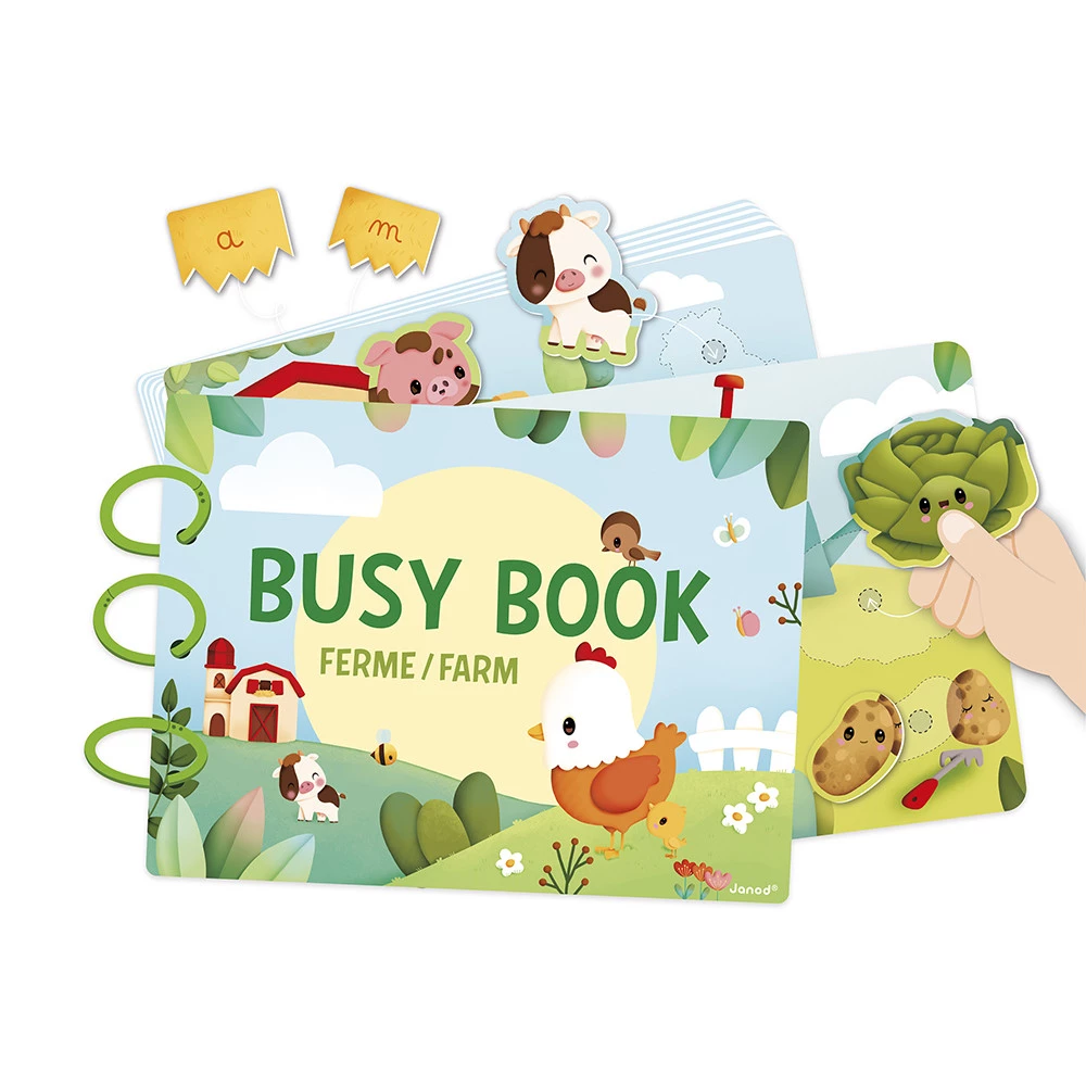 JANOD FATTORIA - BUSY BOOK FATTORIA FR/EN J03333