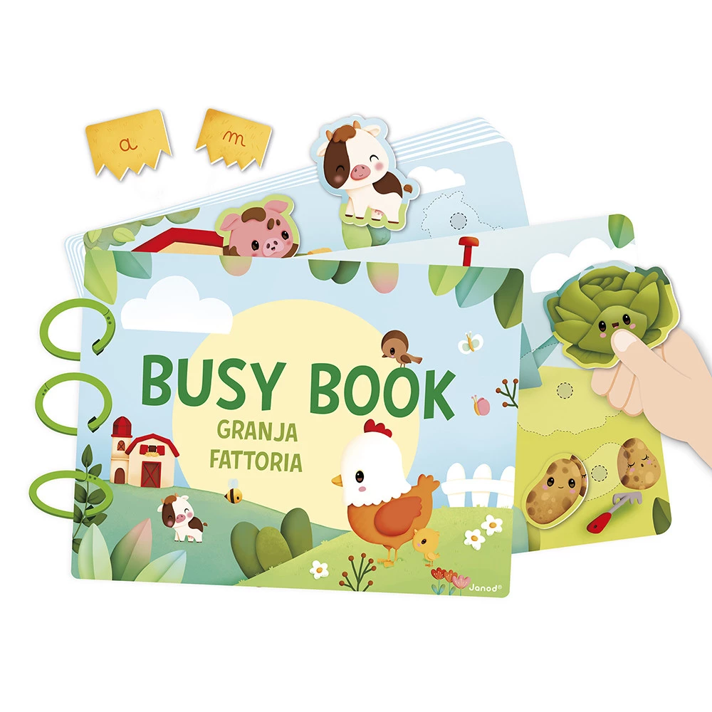 JANOD FATTORIA - BUSY BOOK FATTORIA SP/IT J03337