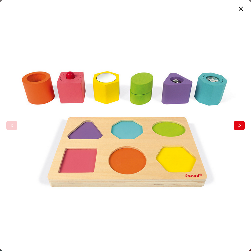 JANOD PUZZLE 6 CUBI SENSORIALI IN LEGNO J05332