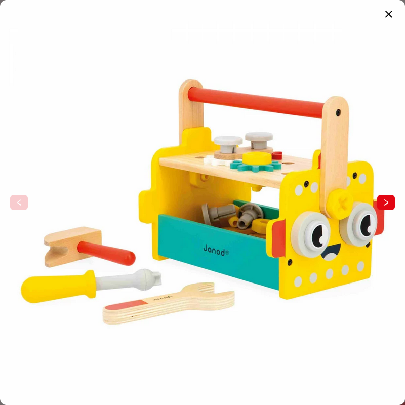 JANOD CASSETTA DEGLI ATTREZZI ROBOT BRICO'KIDS J06455
