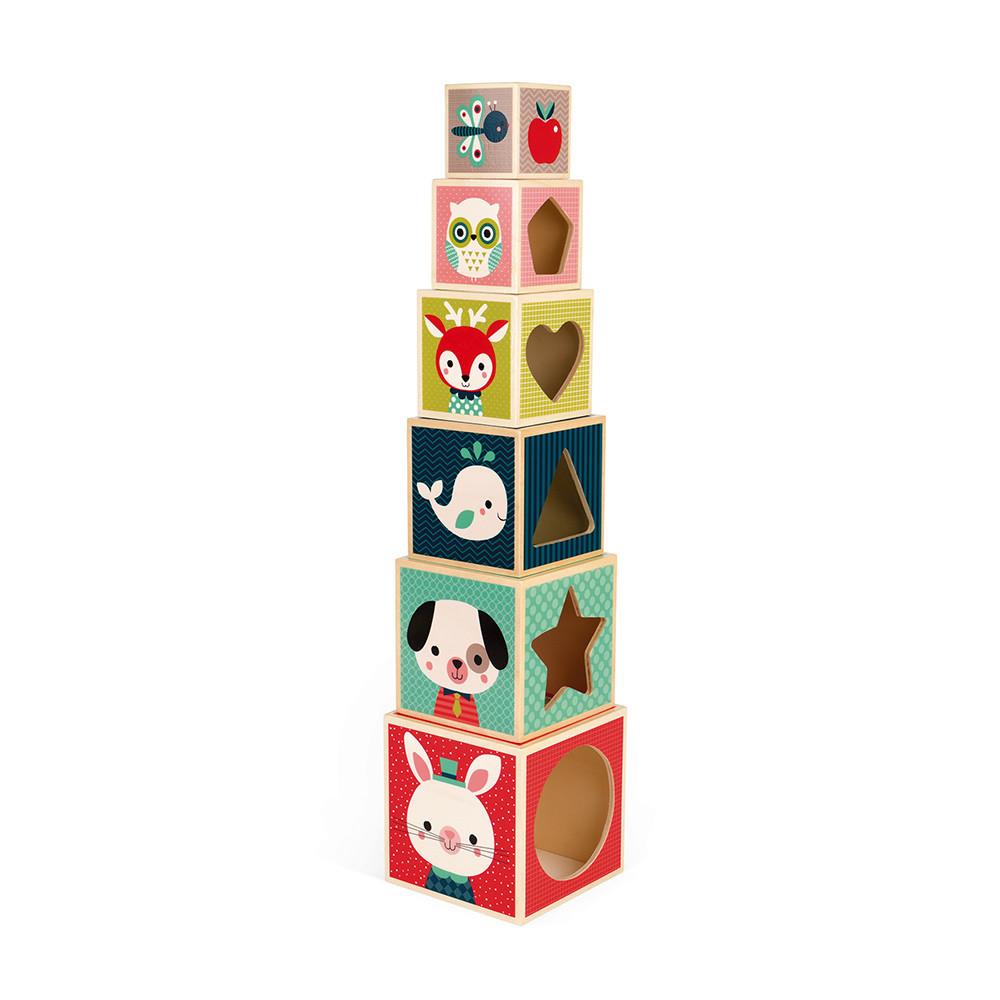 JANOD BABY FOREST PIRAMIDE 6 CUBI J08016 JANOD BABY FOREST PIRAMIDE 6 CUBI J08016
