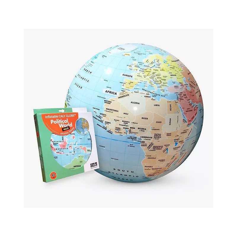 CALY MAPPAMONDO POLITICO GONFIABILE MAXI 42 CM CALY MAPPAMONDO POLITICO GONFIABILE MAXI 42 CM