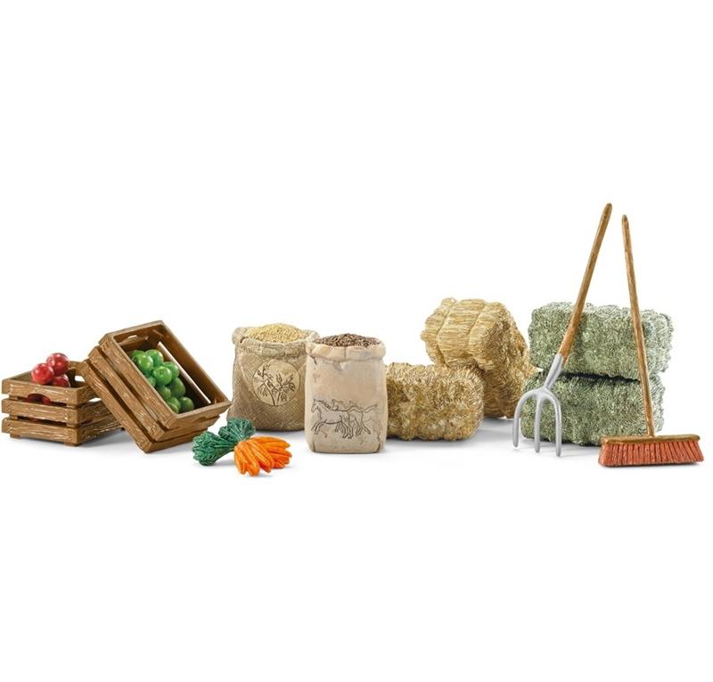 SCHLEICH CAVALLI SET PER FORAGGIAMENTO 42105