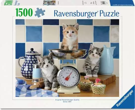 RAVENSBURGER PUZZLE GATTINI IN CUCINA 1500 PZ 01708