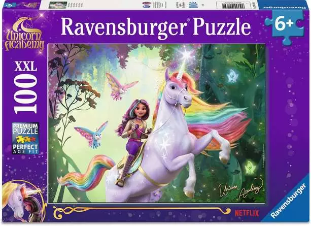 RAVENSBURGER PUZZLE UNICORN ACADEMY XXL 100 PZ 04164