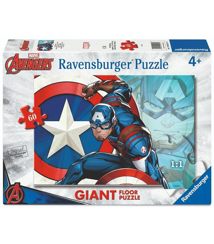 RAVENSBURGER PUZZLE CAPTAIN AMERICA 60 PZ 04217