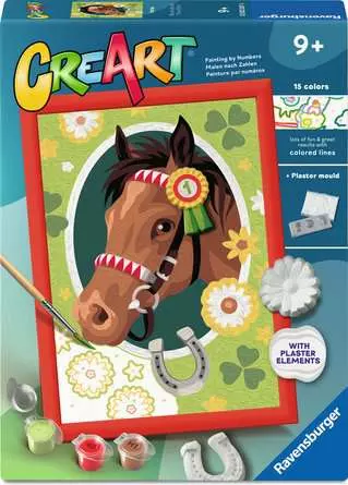 RAVENSBURGER CREART SERIE D - CAVALLO CON GESSO 3D 23267