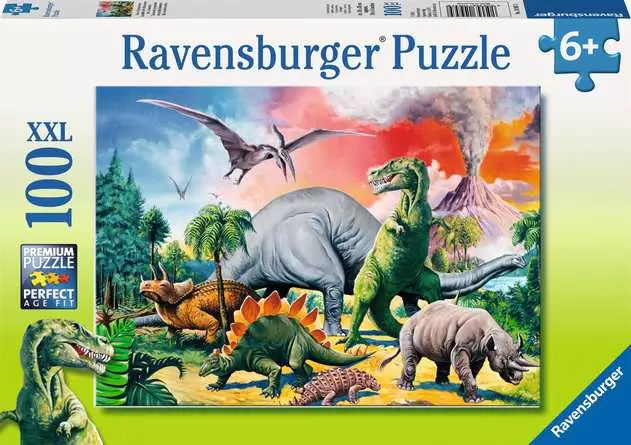 RAVENSBURGER PUZZLE DINOSAURI XXL 100 PZ 10957