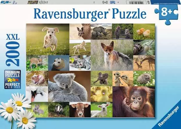 RAVENSBURGER PUZZLE I CUCCIOLI DEL MONDO XXL 200 PZ 13353