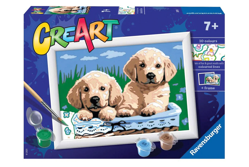 RAVENSBURGER CREART SERIE E - CANI GOLDEN RETRIEVER 28931
