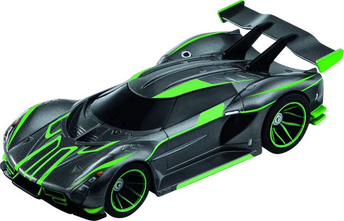 CARRERA GO!!! HYPERCAR ANTRACITE VERDE NEON 20064287