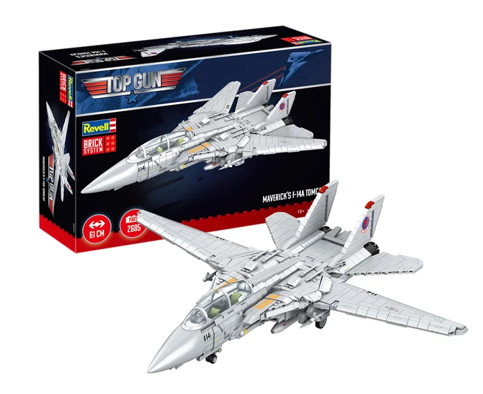 REVELL MAVERICK'S F-14A TOMCAT ''TOP GUN'' - BRICK SYSTEM 00963 REVELL MAVERICK'S F-14A TOMCAT ''TOP GUN'' - BRICK SYSTEM 00963
