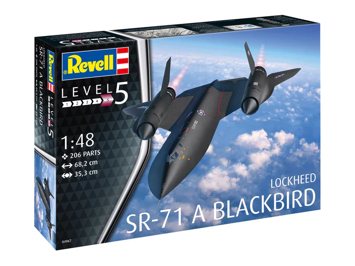 REVELL LOCKHEED SR-71B BLACKBIRD 037519090 REVELL LOCKHEED SR-71B BLACKBIRD 037519090