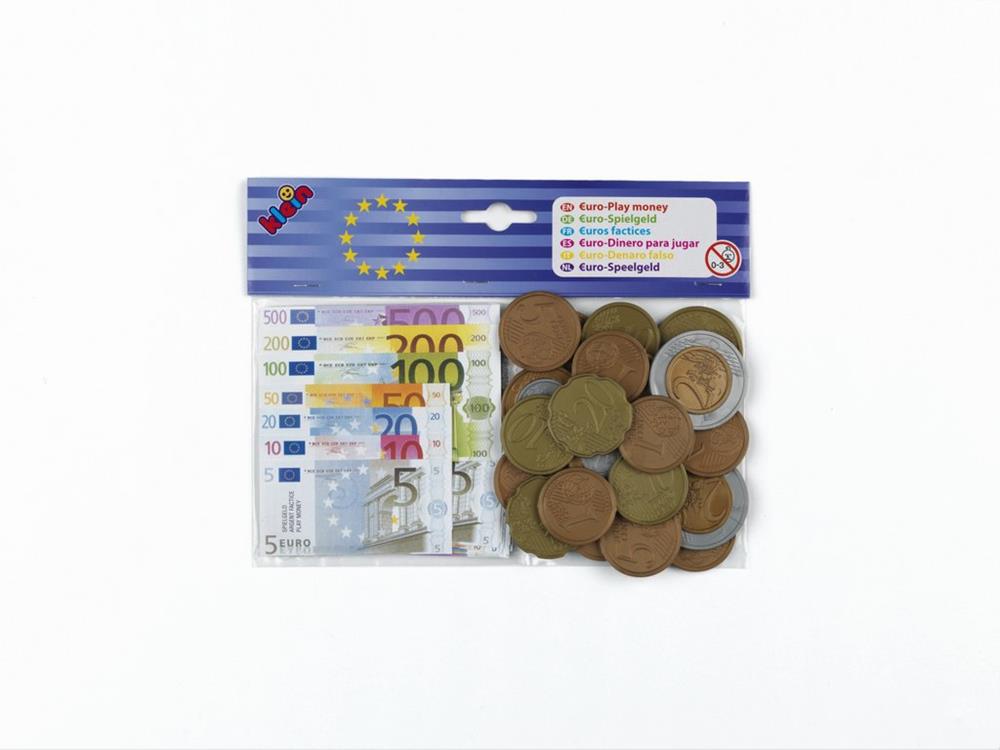 KLEIN SET BANCONOTE E MONETO IN EURO PER GIOCARE 9612