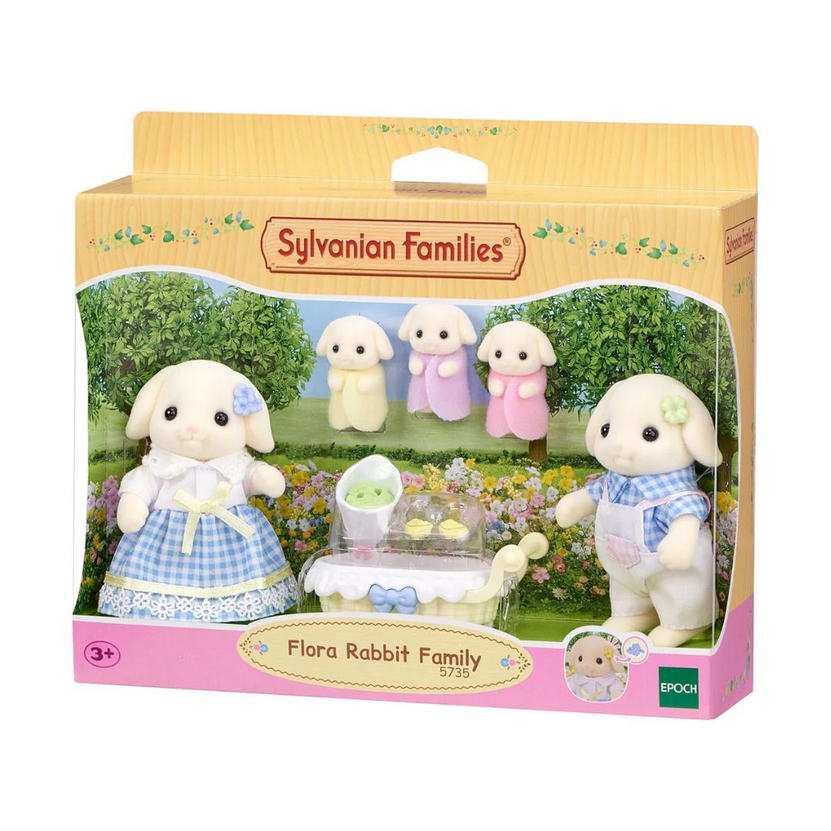 SYLVANIAN FAMIGLIA CONIGLIO FLORA 5735