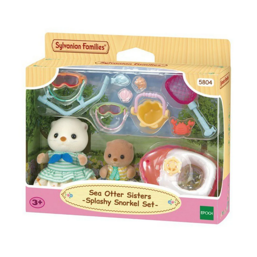SYLVANIAN SPLASHY SNORKEL SET - SORELLE LONTRA MARINA 5804