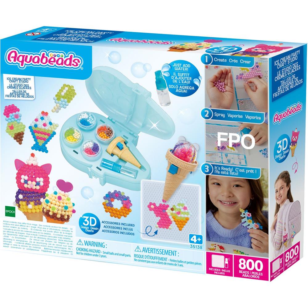 AQUABEADS ICE CREAM PARTY CRAFT STUDIO 35138