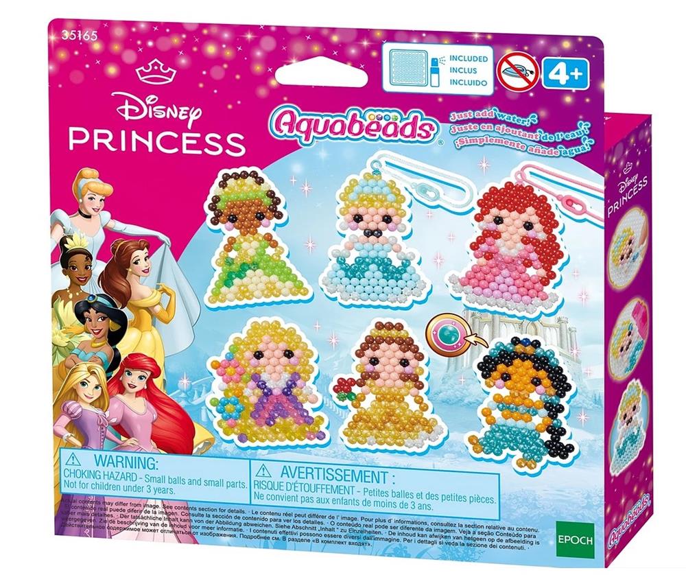 AQUABEADS PORTACHIAVI DISNEY PRINCESS CRAFT KIT 35165