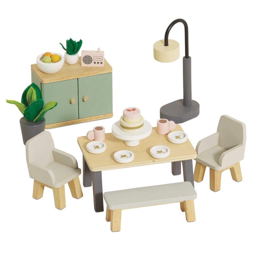 LE TOY VAN SALA DA PRANZO DAISYLANE - SET 18 PZ ME056 LE TOY VAN SALA DA PRANZO DAISYLANE - SET 18 PZ ME056
