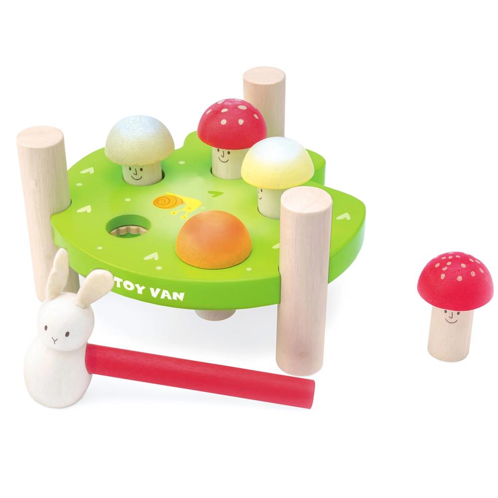 LE TOY VAN GIOCO MARTELLO E FUNGHETTI ''MR MUSHROOM'' PL092 LE TOY VAN GIOCO MARTELLO E FUNGHETTI ''MR MUSHROOM'' PL092