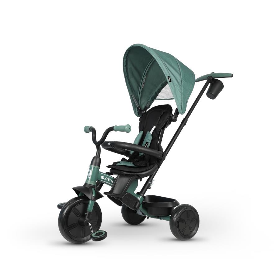 QPLAY TRICYCLE ELITE PLATIN 6IN1 360 GREEN