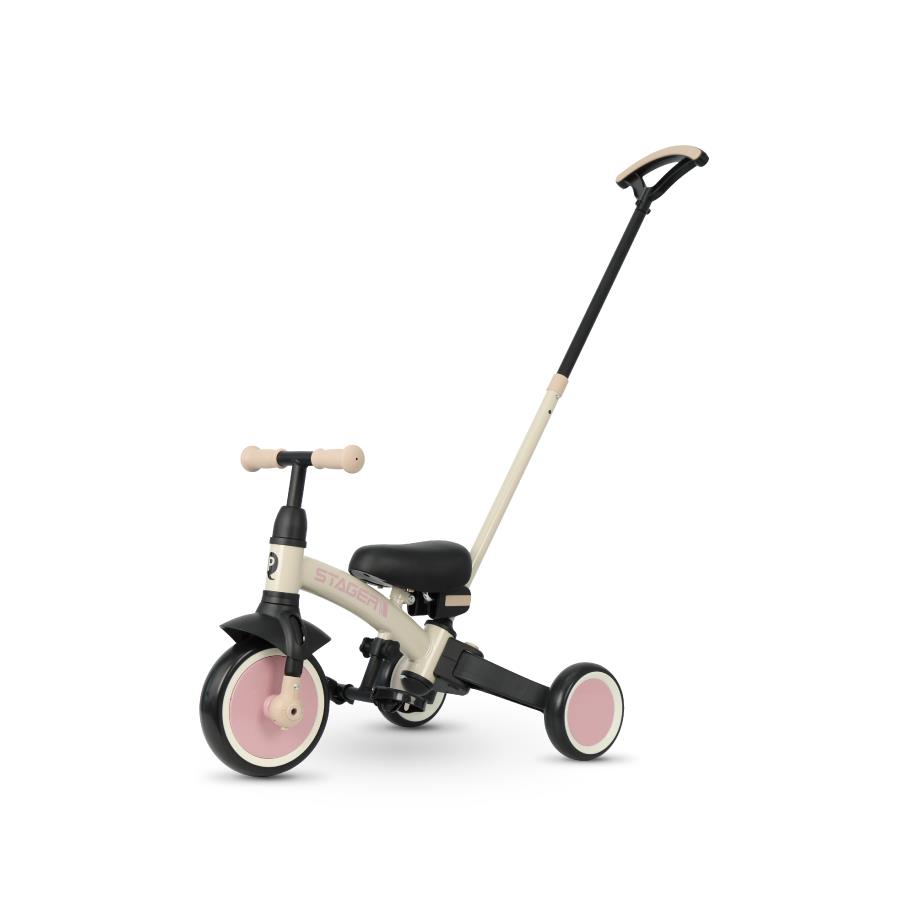 QPLAY TRIKE STAGER 3IN1 BEIGE/PINK