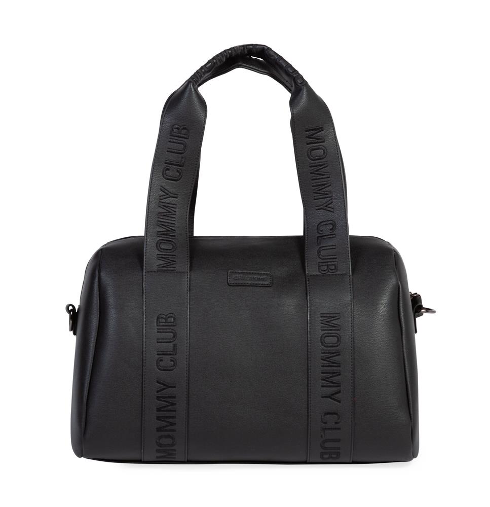 CHILDHOME MOMMY CLUB BORSA PER IL CAMBIO - SIGNATURE SIMILPELLE NERA 402757