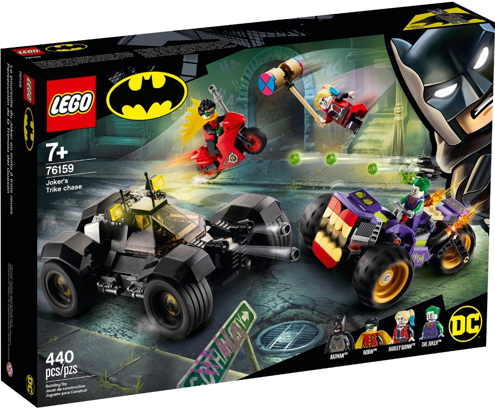LEGO SUPER HEROES ALL'INSEGUIMENTO DEL TRE-RUOTE DI JOKER 76159