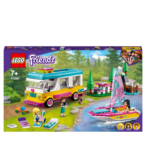 LEGO FRIENDS CAMPER VAN NELLA FORESTA E BARCA A VELA 41681