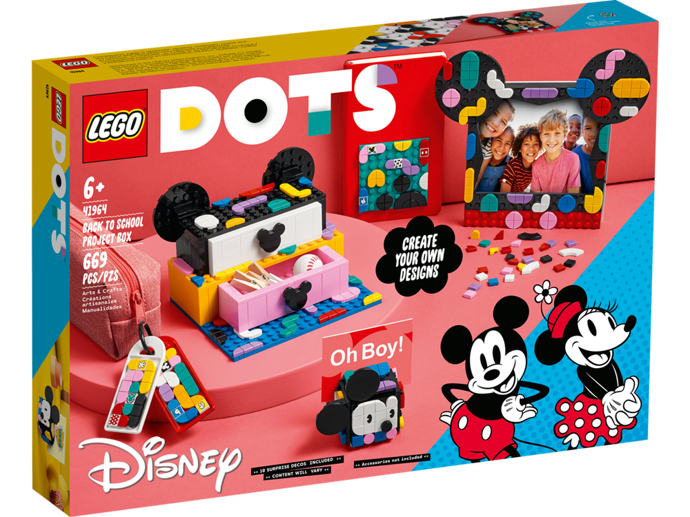LEGO DOTS IL KIT BACK TO SCHOOL DI TOPOLINO E MINNIE 41964