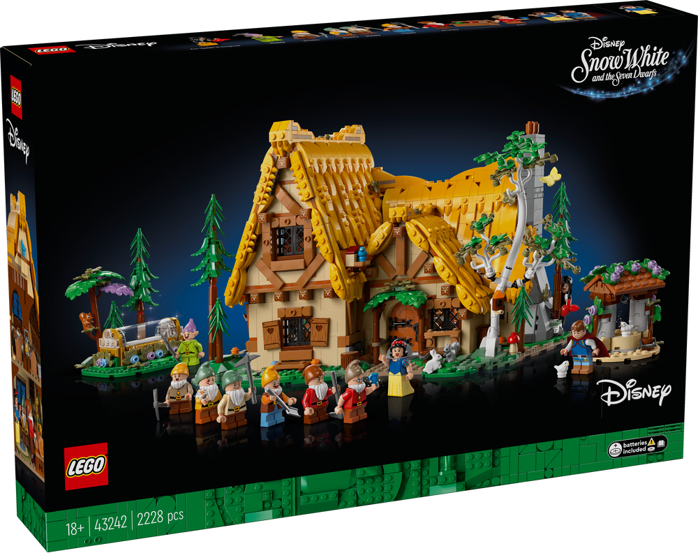LEGO DISNEY PRINCESS IL COTTAGE DI BIANCANEVE E I SETTE NANI 43242