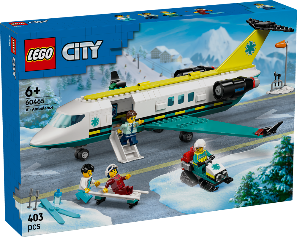 LEGO LEGO CITY AEREO AMBULANZA DI EMERGENZA 60465