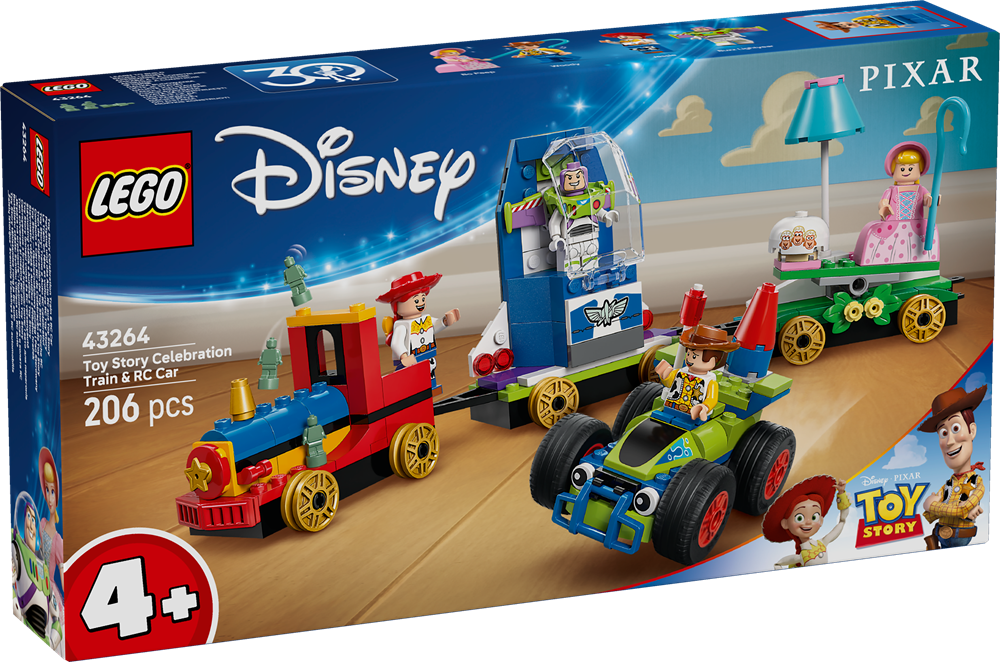LEGO DISNEY™ TOY STORY: TRENO E AUTO RC CELEBRATIVI 43264