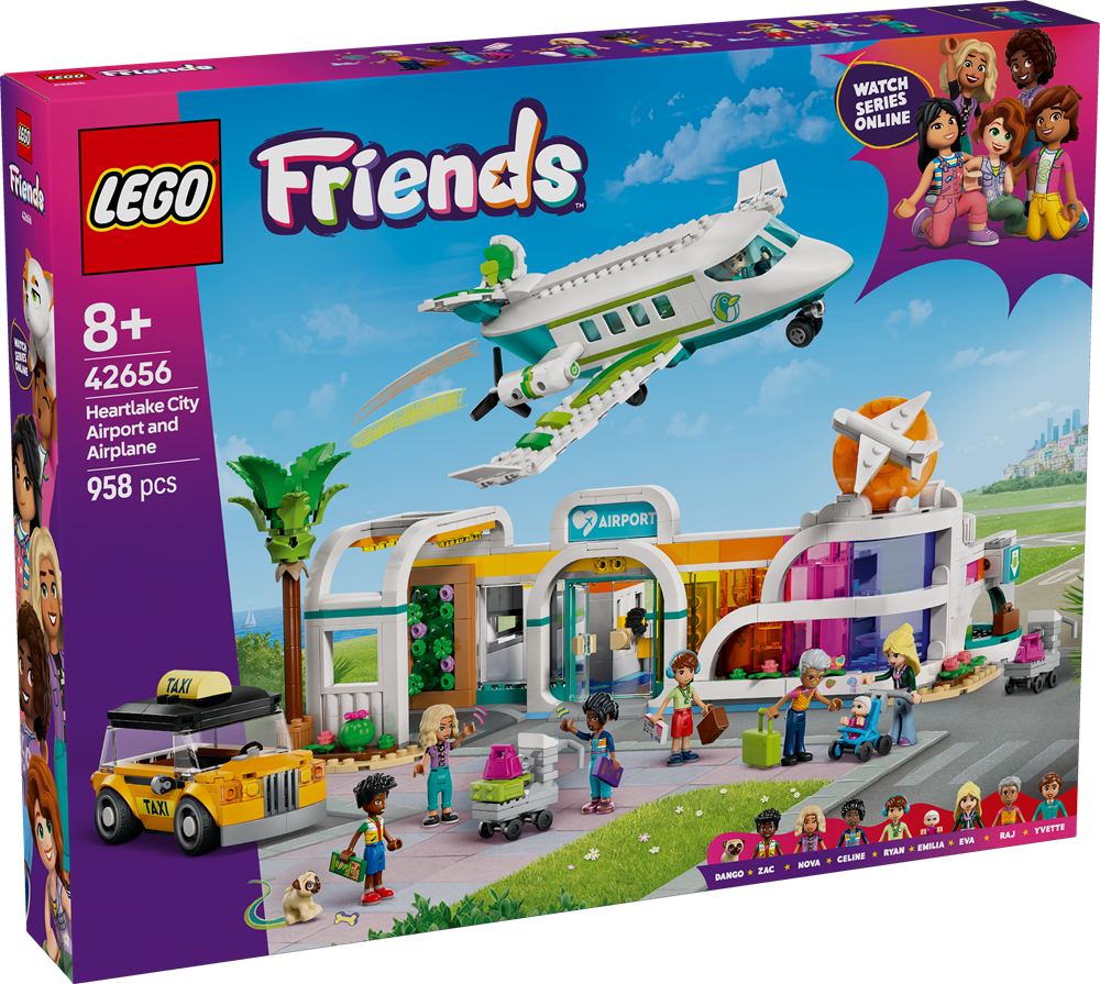 LEGO LEGO FRIENDS AEROPORTO E AEREO DI HEARTLAKE CITY 42656