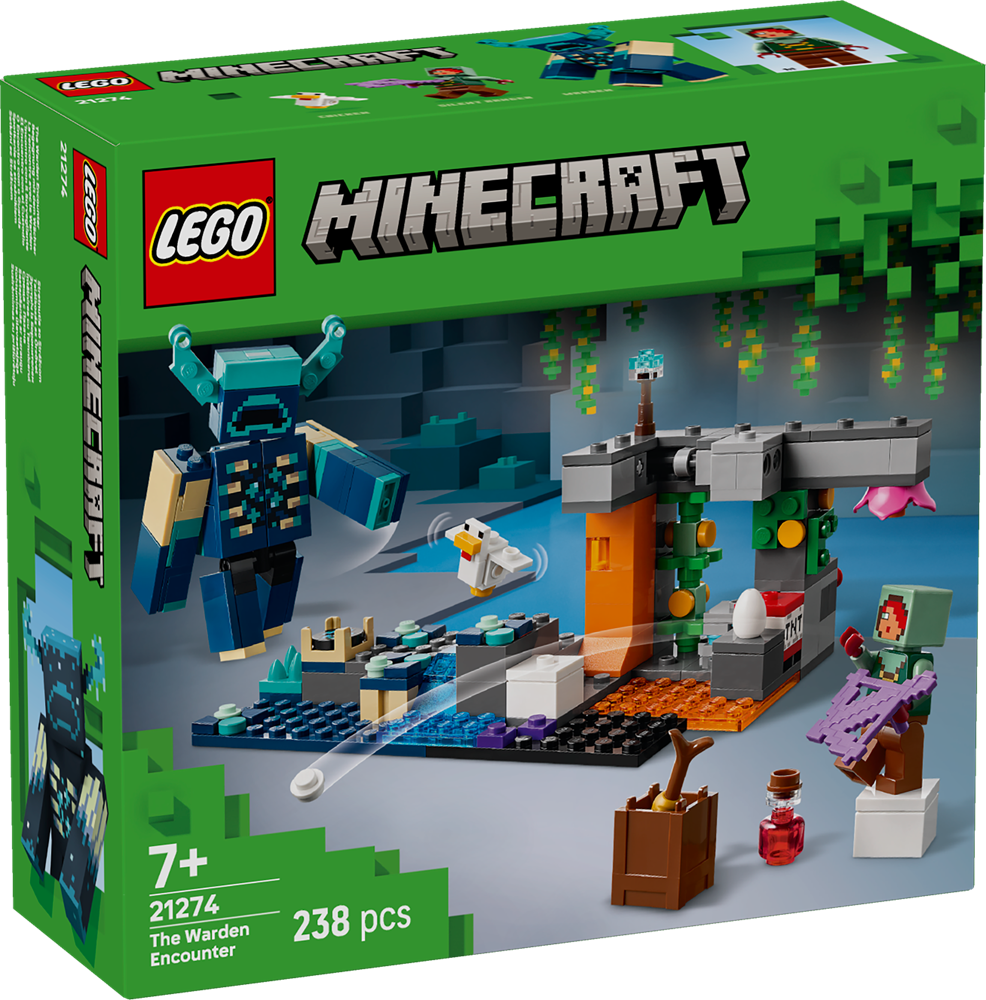 LEGO MINECRAFT L’INCONTRO CON IL SORVEGLIANTE 21274