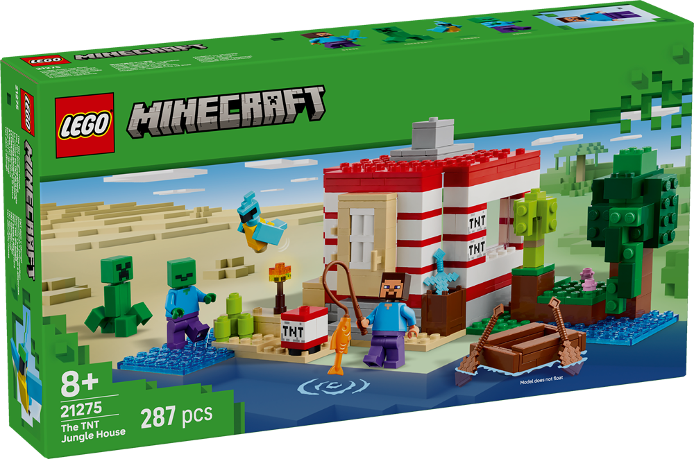 LEGO MINECRAFT CASA NELLA GIUNGLA ESPLOSIVA 21275