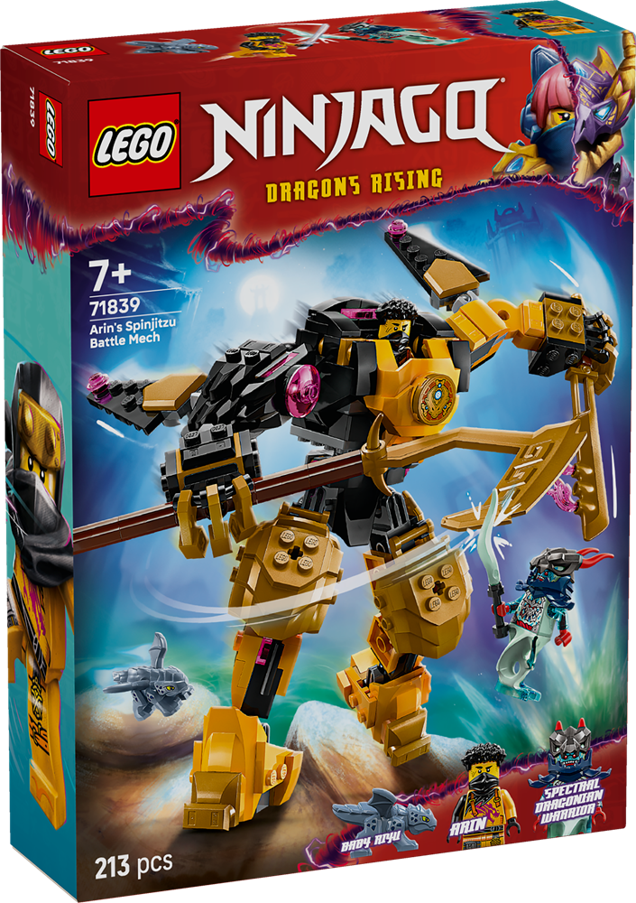 LEGO NINJAGO BATTLE MECH SPINJITZU DI ARIN 71839