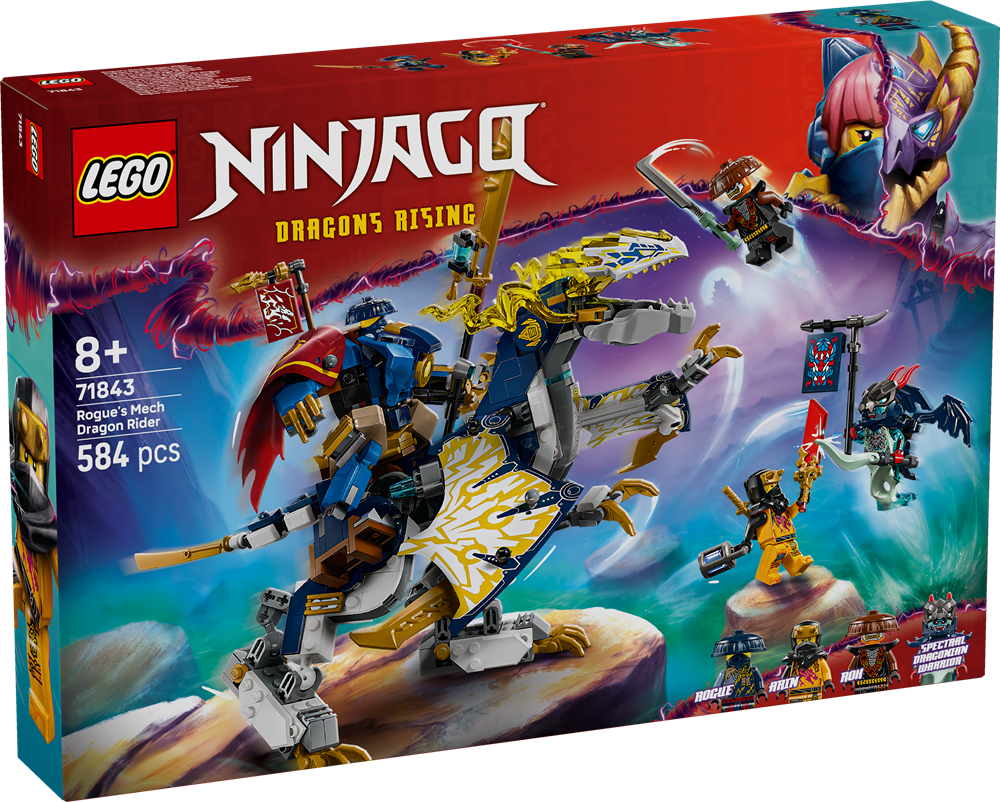 LEGO NINJAGO MECH CAVALCA-DRAGO DI ROGUE 71843