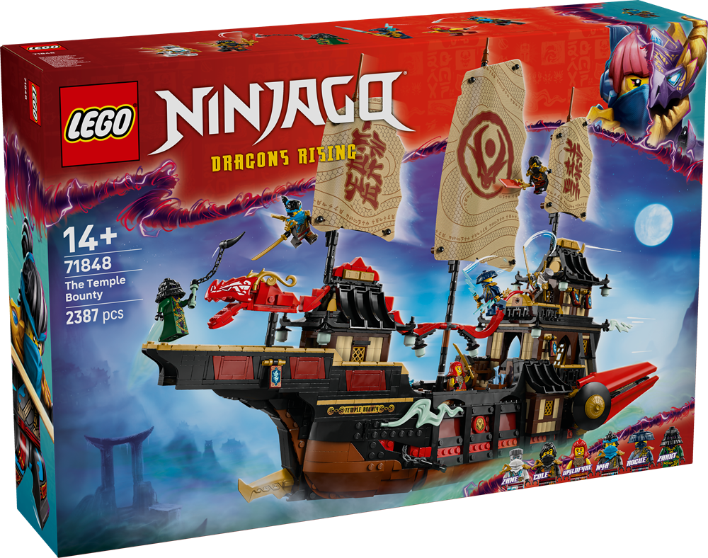 LEGO NINJAGO IL BOUNTY DEL TEMPIO 71848
