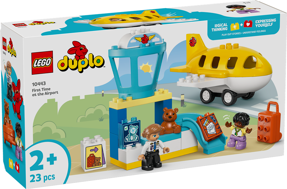 LEGO DUPLO TOWN LA PRIMA VOLTA IN AEROPORTO 10443