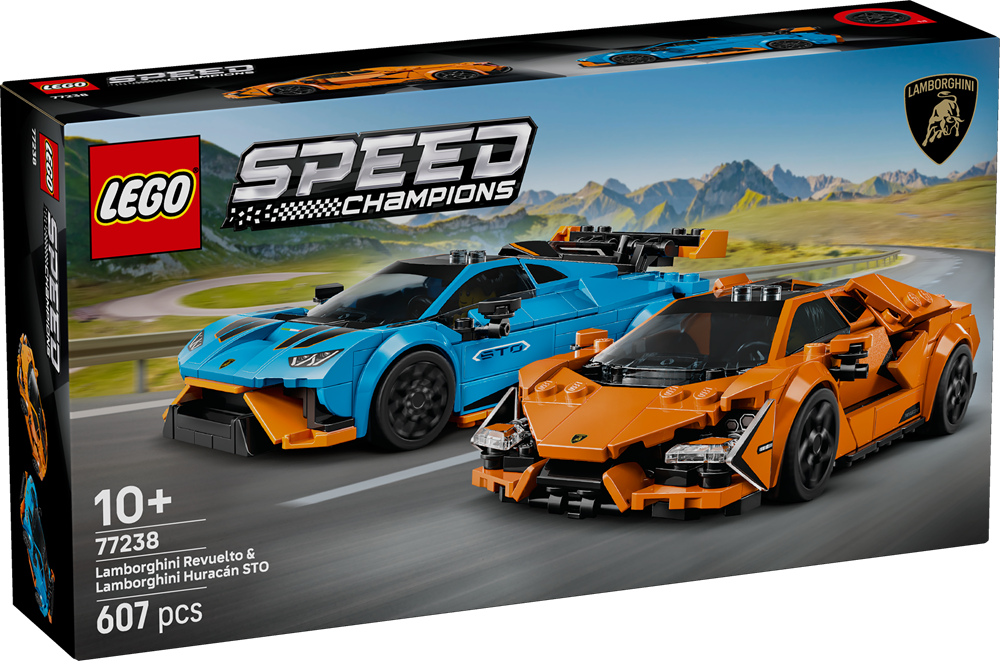LEGO SPEED CHAMPIONS LAMBORGHINI REVUELTO E HURACÁN STO 77238