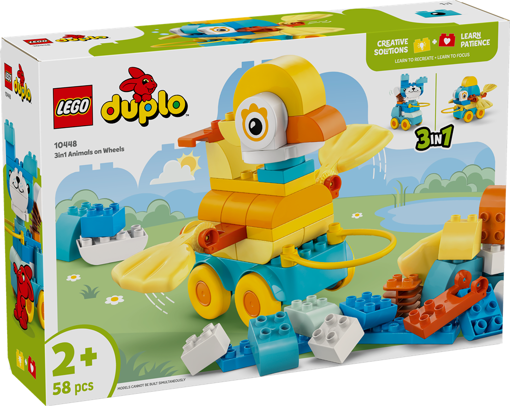 LEGO DUPLO TOWN ANIMALI SU RUOTE 3 IN 1 10448