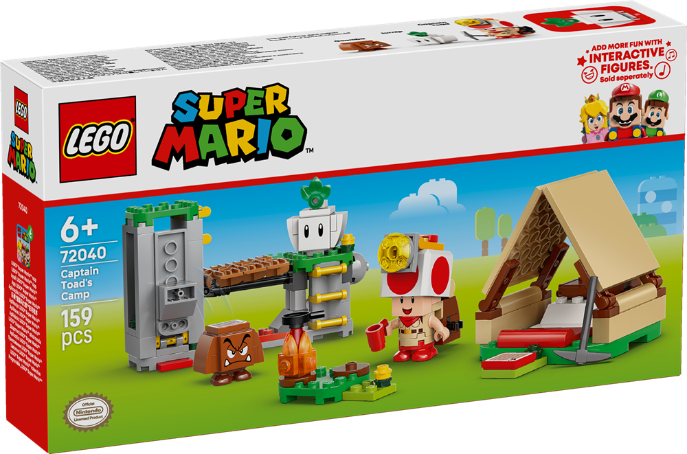 LEGO SUPER MARIO IN CAMPEGGIO CON CAPITAN TOAD 72040