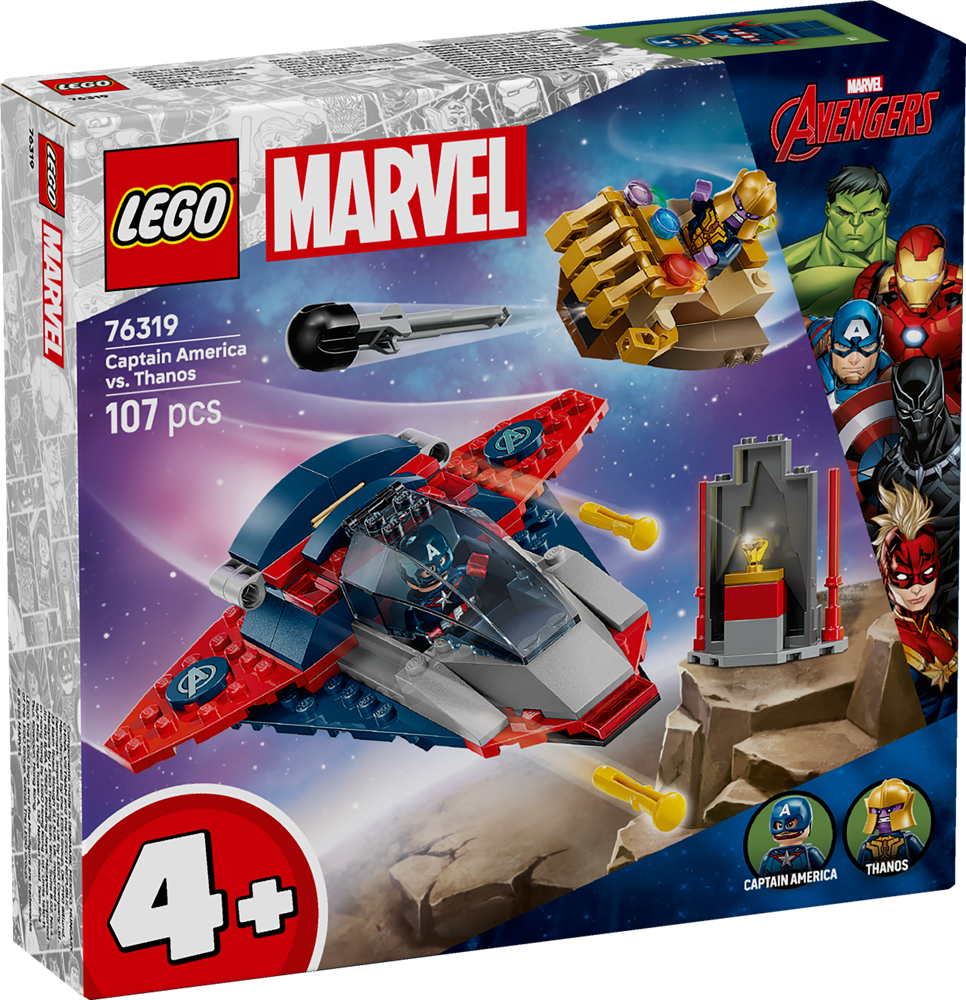LEGO SUPER HEROES CAPTAIN AMERICA CONTRO THANOS 76319